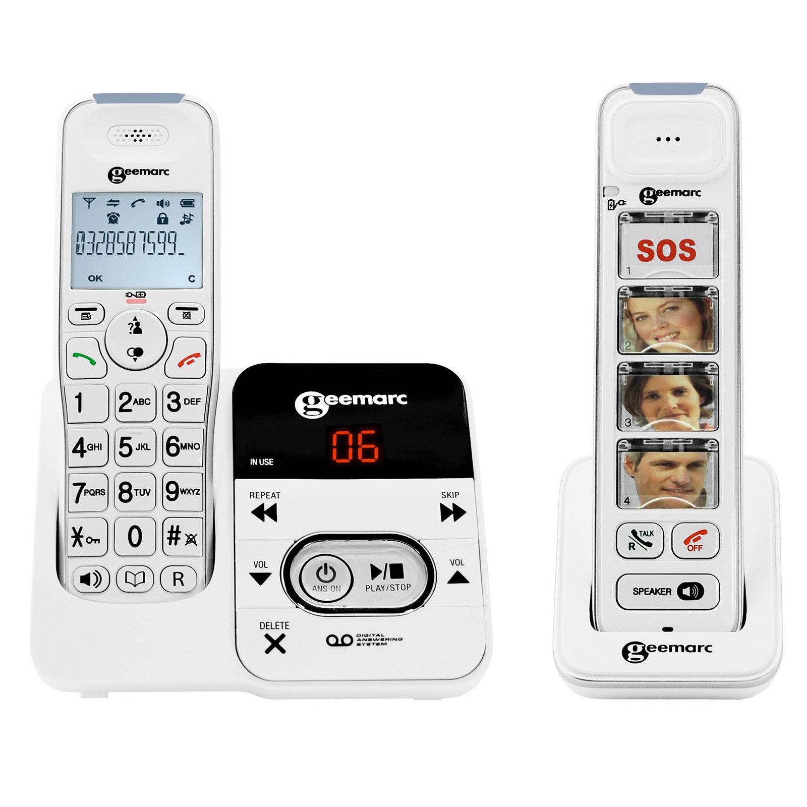 Téléphone cordless senior Geemarc Mobility 295 pour rester connecté dans toute la maison
