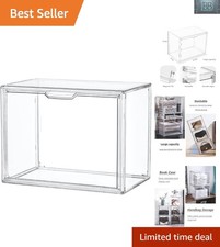 Durable XL Stackable Acrylic Display Case - Perfect for Collectibles  Cosmetics