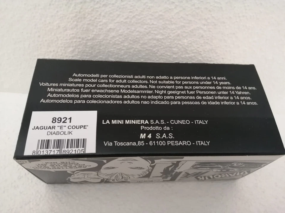 Diabolik Jaguar E-Type - Il Re Del Terrore - Miniminiera - Mint in Original Box - Immagine 2 di 4