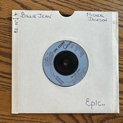 Michael Jackson   Billie Jean - Vinyl 7'' Single UK Import - VG+