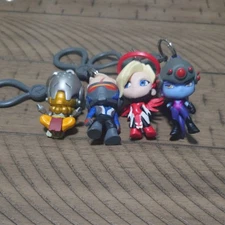 Overwatch Figures Backpack Hanger Keychains Lot of 4