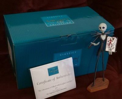 WDCC  DISNEY CLASSICS NIGHTMARE BEFORE CHRISTMAS JACK SKELLINGTON  Box And COA