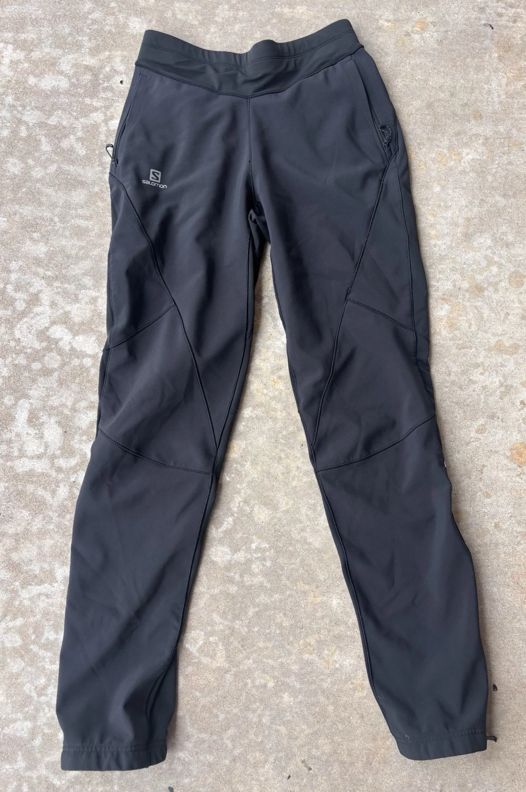 Salomon Lightning Warm Soft shell Women’s Pants Size Small Outdoor Hiking Lined