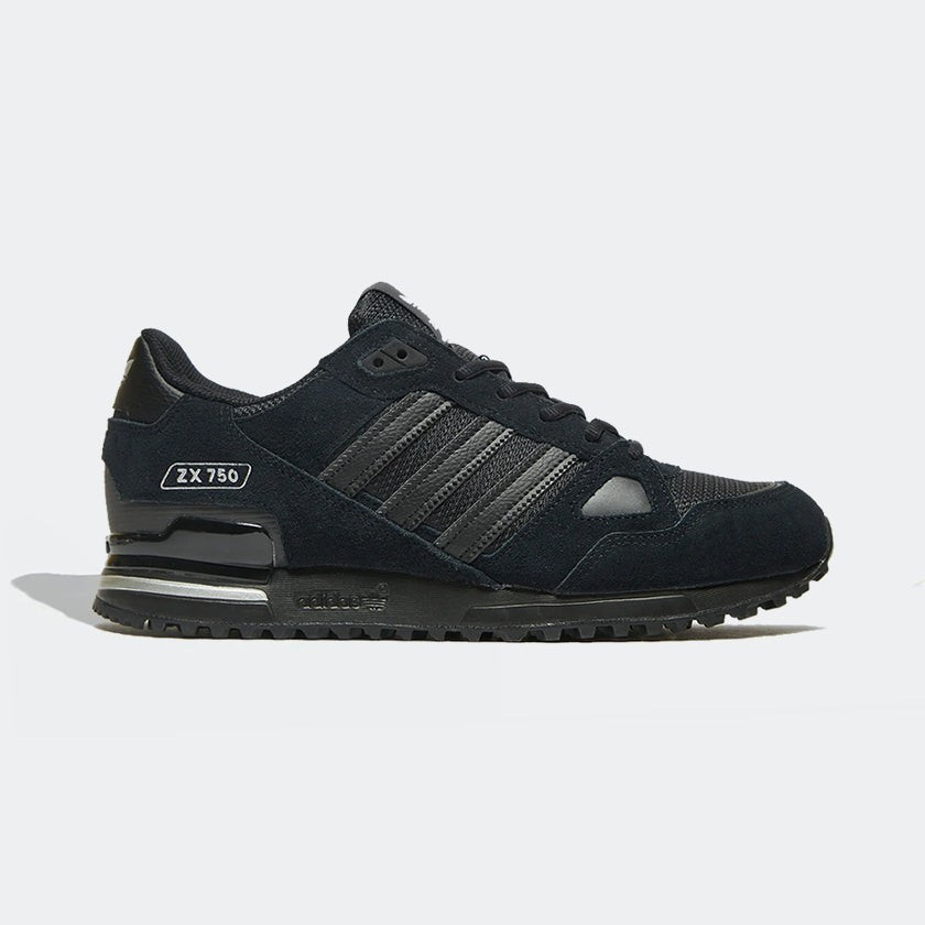 Adidas ZX 750 Mens Shoes Trainers GW5531 Originals Black Silver Uk