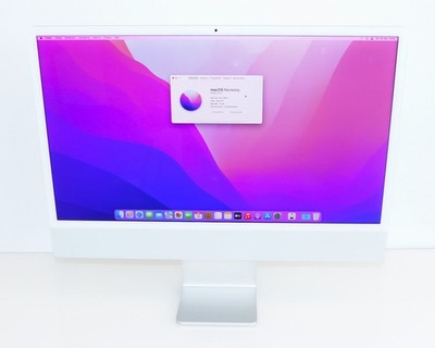 Apple iMac M1 24'' 24 Zoll 16GB 1TB 2021 A2438 8C CPU 8C GPU MWST weiß #400 B