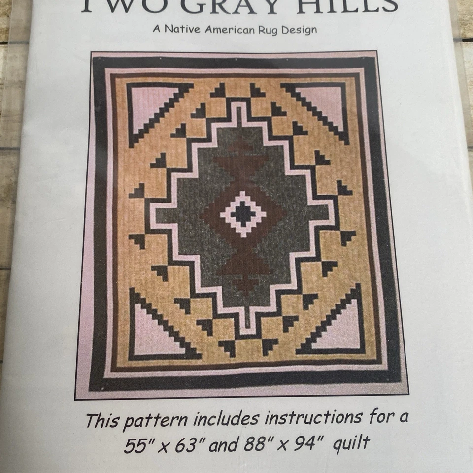 2 One Horse Studio Native American Rug Design QUILT Pattern Southwest New Mexico - Image 3 of 4