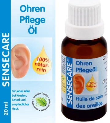 NATURGUT Ohrenpflegeöl Reinigung und Pflege der Ohren Mandelöl Sanddornöl Lavendelöl 20ml