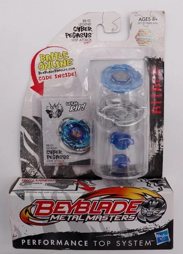 2011 Hasbro Beyblade Metal Masters Cyber Pegasus BB-01 LEGEND 105F NEW In Box