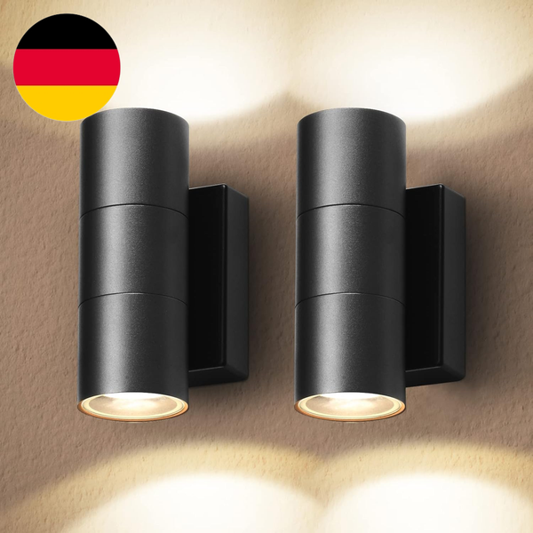 Led Wandleuchte Wandlampe Aussen 2 StüCk, IP65 Modern AußEnleuchte AußEnlampe Wa-image