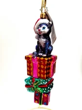 Christopher Radko - Paws For Celebration #1010999 Cat Sitting On Stack Of Gifts
