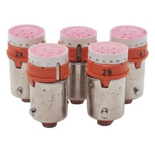 Lot of 5 Idec LSTD-2R Pushbutton LED Bulb, Red, 24VDC, 22mm Mount