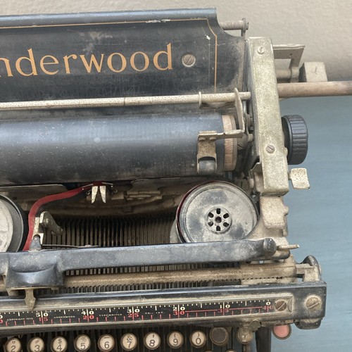 Antique 1920s Underwood Standard Typewriter No. 5 - Imagen 4 de 10