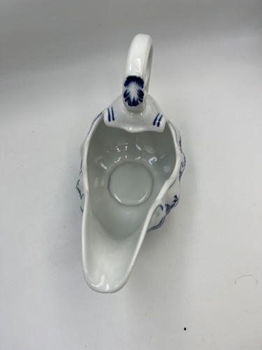 Vintage Blue Danube blaue Zwiebelgriff 9,5" Sauciere Rechteck gestempelt Japan - Bild 6 von 12