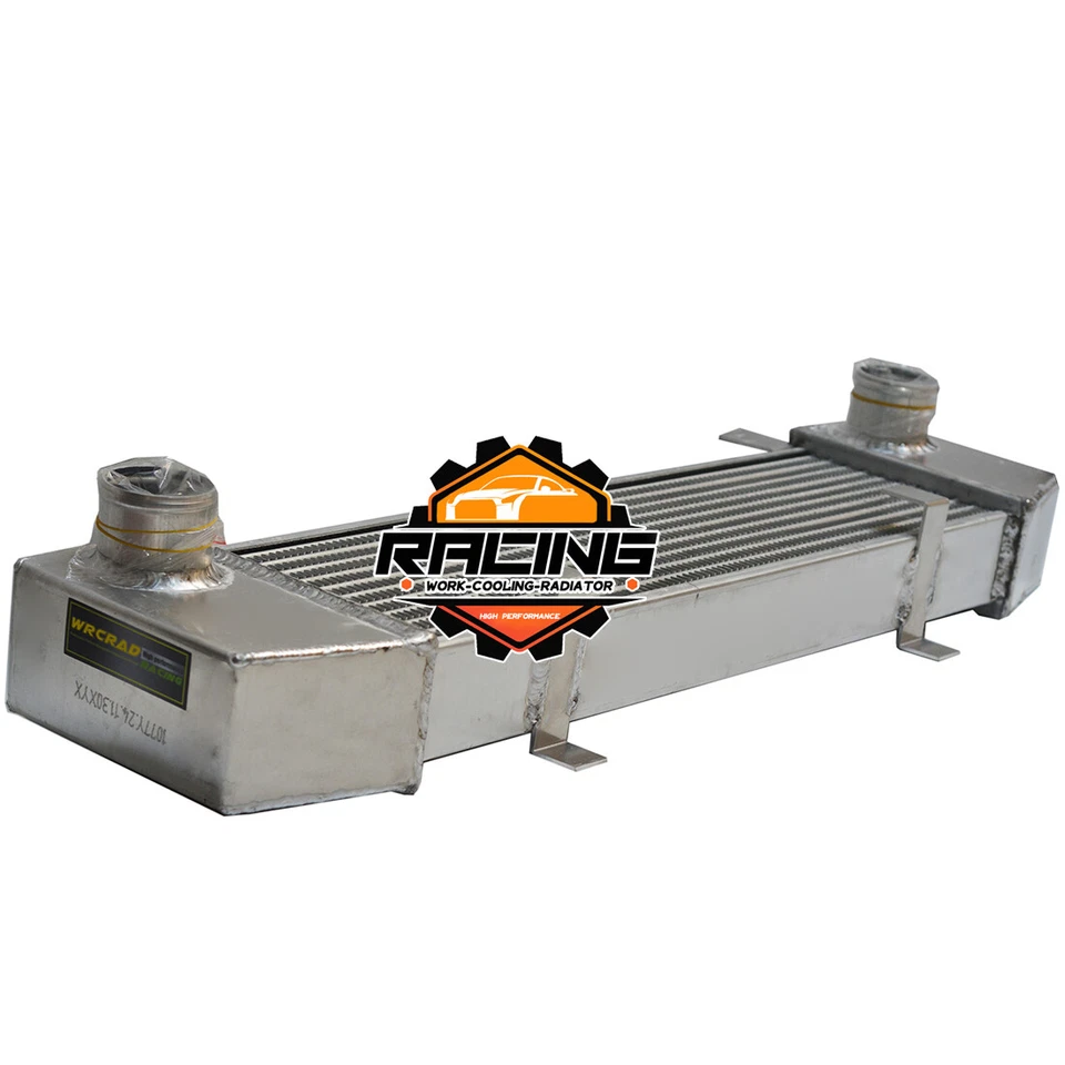 2 Rows All Aluminum Intercooler For Eclipse 1G 2.5" Inlet&Outlet Turbo 34x8x3.5" - Image 4 of 4