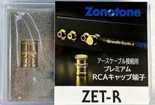 ZONOTONE Premium RCA tapa terminal para conexión de cable de tierra ZET-R