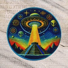 Parche clásico de Ancient Aliens - Aplicación de Película de Monstruos de Ciencia Ficción, OVNIs