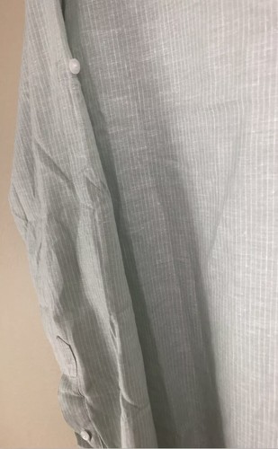 Cubavera L/Sleeve Linen Blend Button Down Shirt Men’s L & XL Light Green NEW - Picture 15 of 27