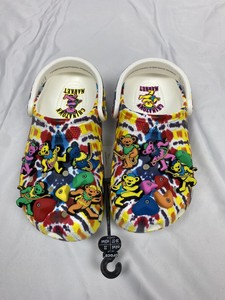 grateful dead crocs size 9