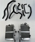 Aluminum Radiators + Silicone Hose For Honda XL600V Transalp 600 1987-1999 BLACK