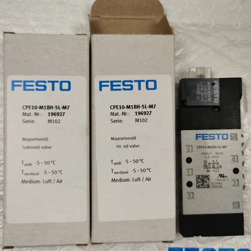 1 Stück Neu FESTO CPE10-M1BH-5L-M7 196927 Magnetventil Kostenloser Versand - Bild 3 von 3