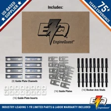 3/8 " Rocker Arm Guide Plate Conversion Kit for Dodge / Ford (Set of 16) 