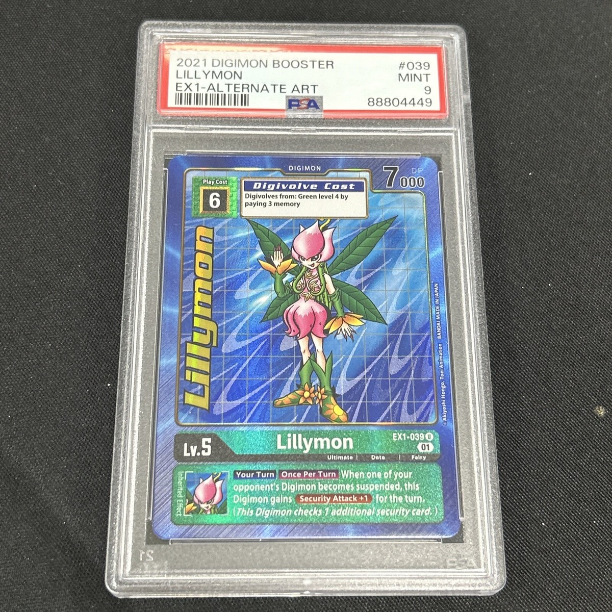 2021 Digimon Booster Lillymon #039 EX1 Alternate Art PSA 9 | eBay