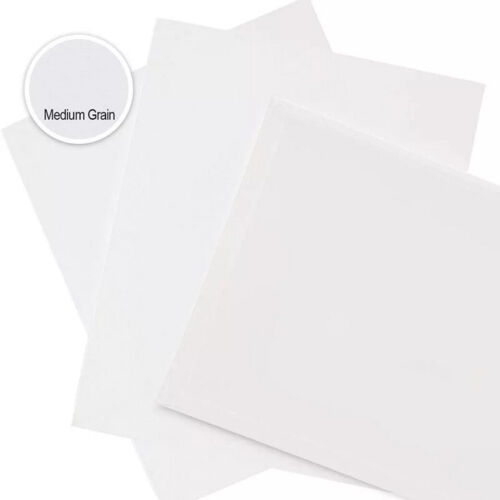 6 x A4 BLANK CANVAS BOARD PRIMED ACRYLIC & OIL ARTIST PAINTING 29cm x 21cm BVC21 - Picture 4 of 6