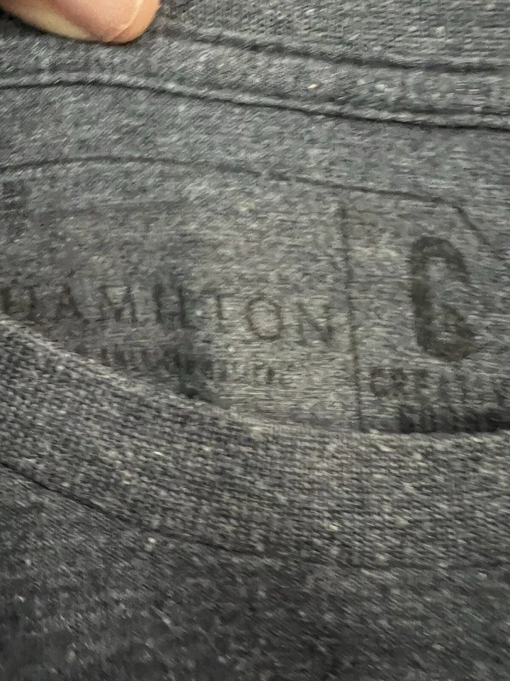 Camiseta Top Hamilton An American Musical Chicago Flag Para Hombre L Broadway K76 Foto 3 de 4