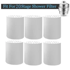 1-6Pack Replacement Shower Filter Cartridge for Simpure® Universal Shower Filter