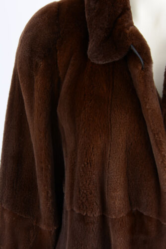 1197 REAL MINK SHEARED FUR MINKCOAT FURCOAT FURJACKET VINTAGE MOB WIFE ERA DIAO - Picture 2 of 6