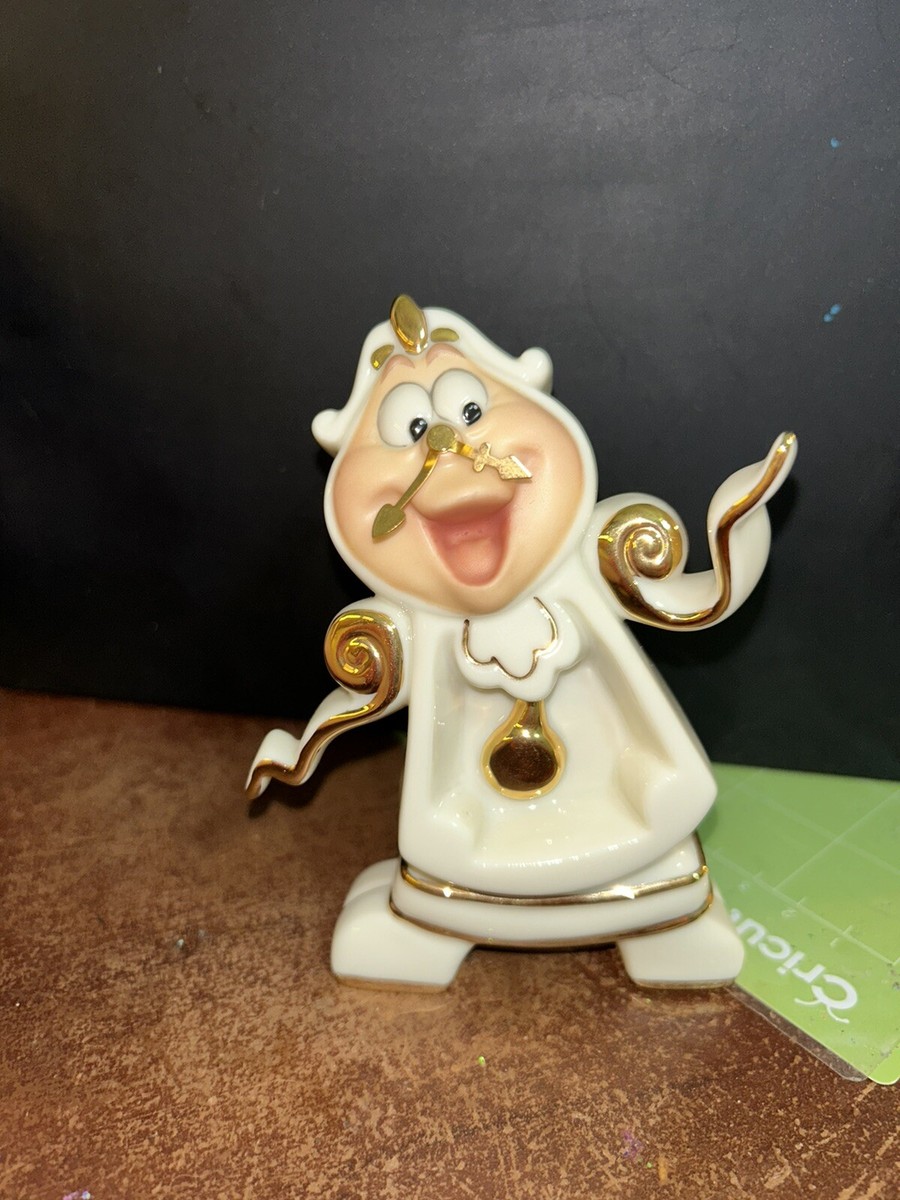 Lenox Disney Showcase Beauty & Beast Cogsworth No Damage | eBay