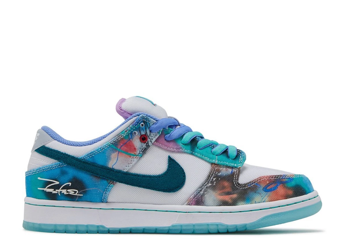 Nike Futura Laboratories x Dunk SB Low Bleached Aqua for Sale