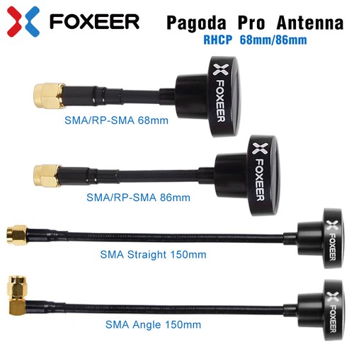 FOXEER FPV Antenna Pagoda Pro 5.8GHz 3dBi Omni RHCP SMA RP-SMA for RC FPV Drone - Picture 5 of 28