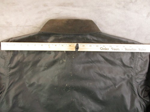 FILSON Cover Cloth Mile Marker Coat Men XL Brown Waxed Cotton Moleskin Collar - Picture 22 of 23