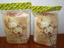 MJ Designs lot of 2 Moppolls Quick And Easy Mop Doll Starter Kit sealed