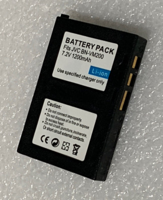 Peso Ligero 50g Batería Li-ion 7.4V 750mAh Compatible Con JVC BN-VM200, BN- VM200U, GZ-MC500U, LY34416-001B Y Más Modelos Peso Ligero 50g Batería Li-ion 7.4V 750mAh Compatible Con JVC BN-VM200, BN- VM200U, GZ-MC500U, LY34416-001B Y Más Modelos