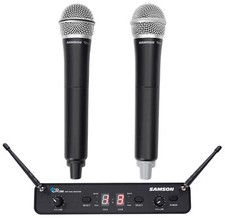 Samson Concert 288 Handheld 2-ch. Wireless Karaoke Microphone System W/ 2 Mics