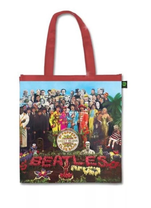 The Beatles Sgt Pepper Tote Bag - Music Gift - Beatles Sgt Pepper Tote Bag