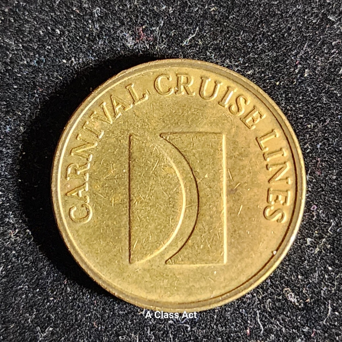 Vintage Carnival Cruise Lines 25 Cent Token/Coin/Medallion. Our