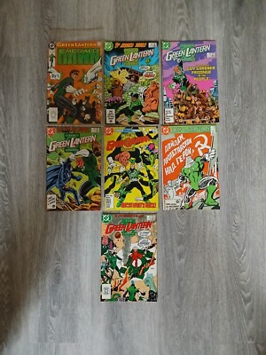 X7 THE GREEN LANTERN CORPS DC Comics 1988 Bundle 224 208 207 206 205 202 #4