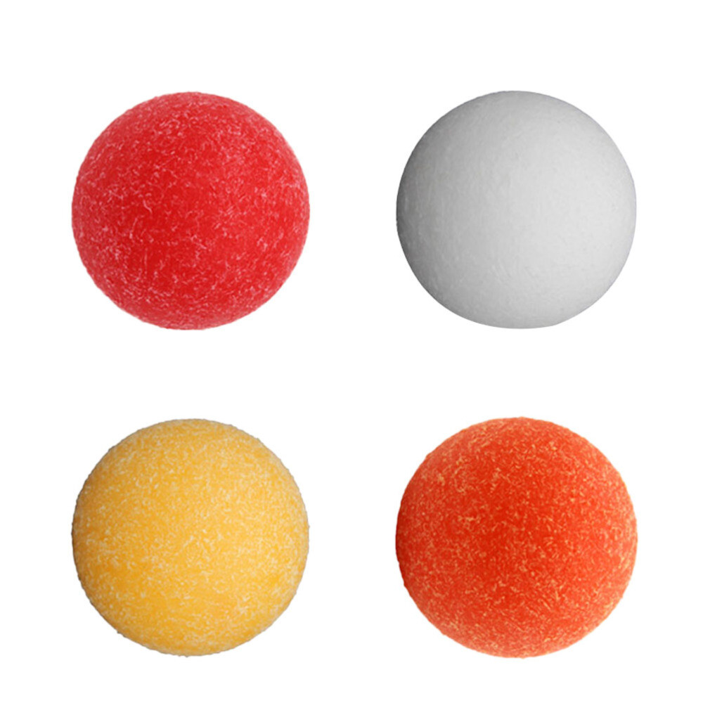 4 Pcs Plastic Replacement Footballs Foosball Table Balls Small Foosball