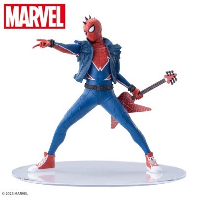 NEW SPIDER-MAN SPIDER PUNK ACROSS THE SPIDER SEGA LUMINASTA FIGURE