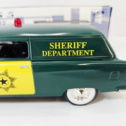 Sheriff 1955 Chevrolet Wagon Bank Die Cast Liberty Classics Spec Cast #50019 - Picture 3 of 21