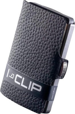 I-CLIP Original Mini Wallet with Moneyclip - Slim Wallet - Leather Wallet -