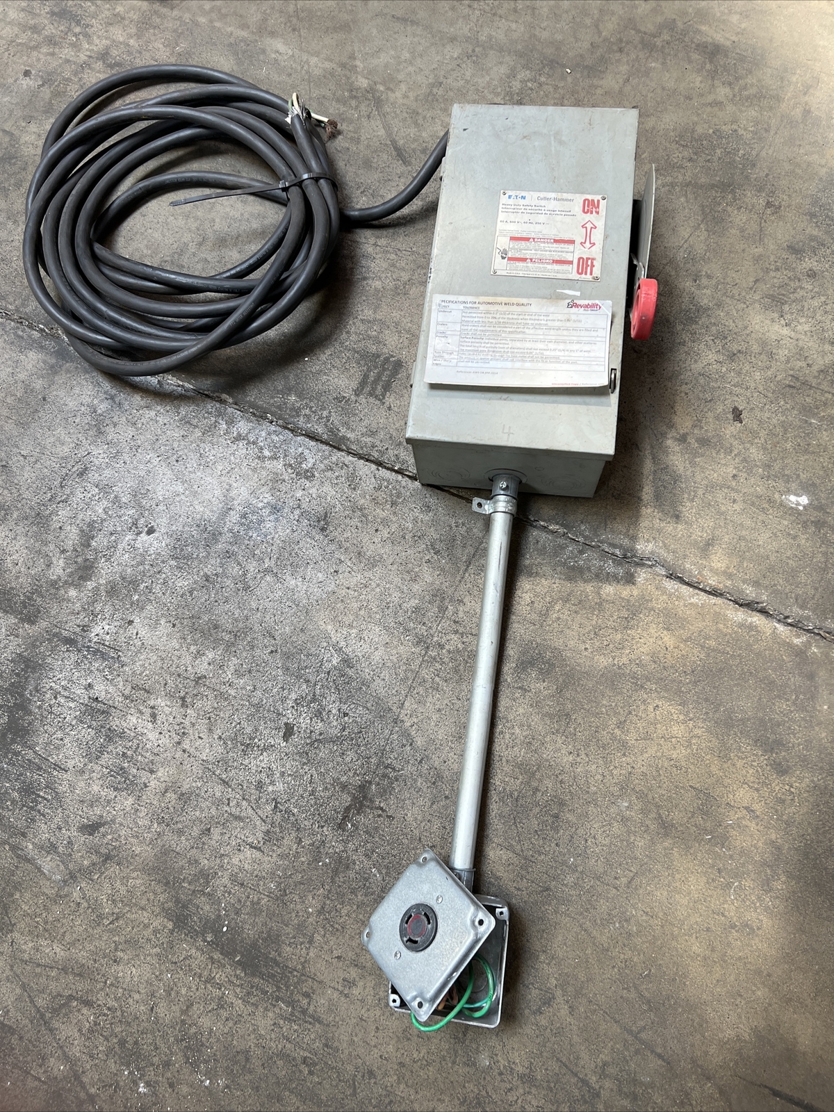 Electric Shut off box with Wire eBay