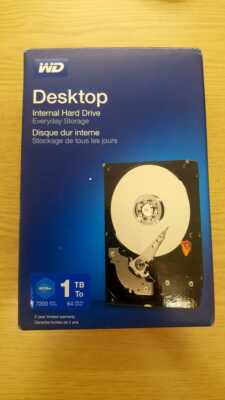 WD Desktop Mainstream Retail Kit 1TB 3,5 Zoll SATA 7200 U/min Festplatte (Int