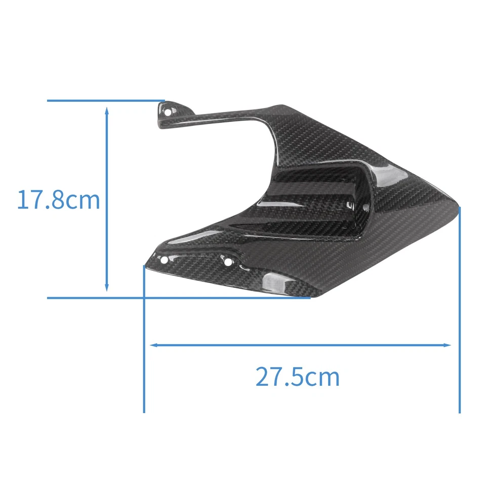 For Ducati 1098 1198 848 100% Carbon Fiber Rear Hugger Fender Cover Gloss - Image 2 of 4