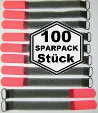 100 Hook and Loop cable ties 160 x 16 mm neon red FK cable Hook and Loop cable Hook and Loop Hook and Loop