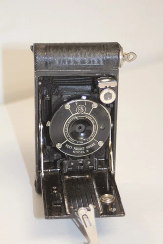 Vintage Vest Pocket Kodak Model B A127 Roll Film Folding Bellows Camera AS IS
