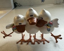 'Yellow Chick/Duck Friends Easter Group Hug Figurine